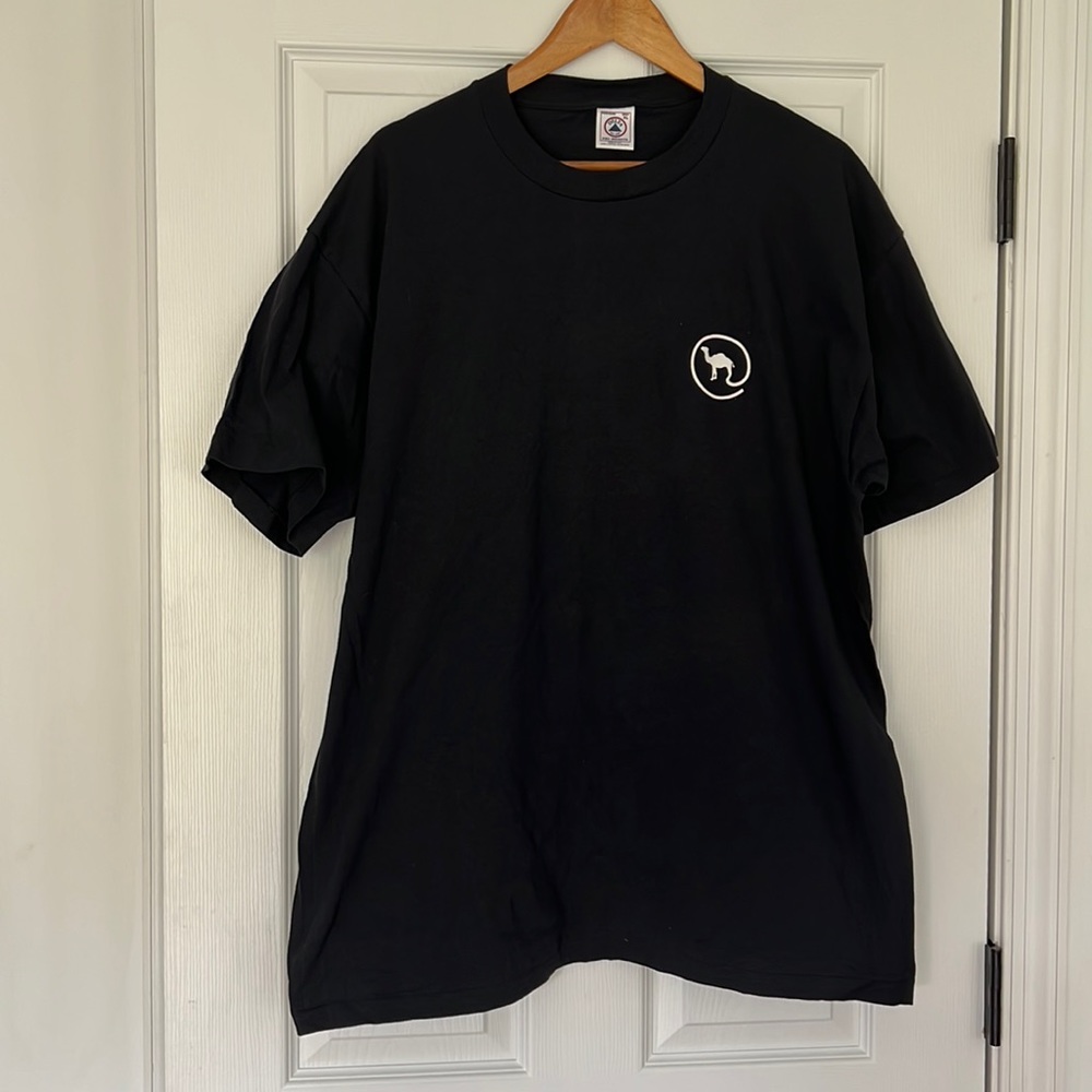 Vintage Camel Cigarettes Tee Website Dot Com Era 1997 Black White 1990s